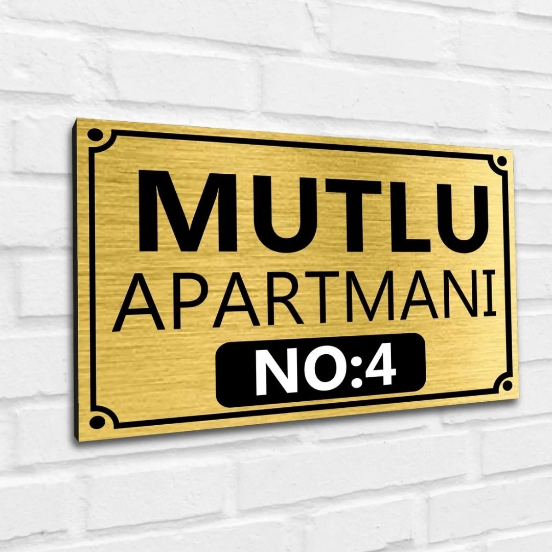 Kapı İsimlik Tabela