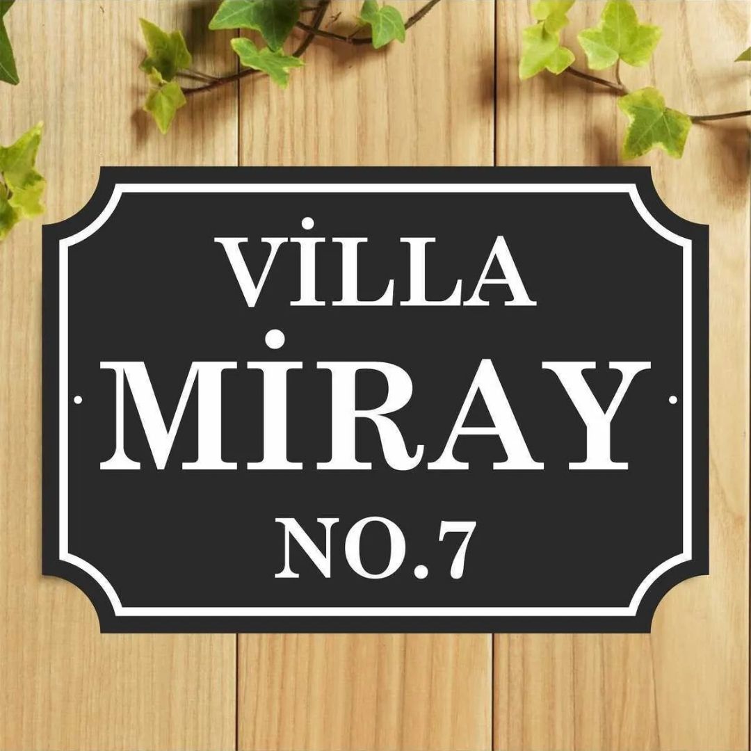 Blok Tabelası Apartman Daire Giriş Tabela