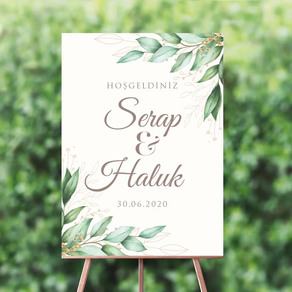 Düğün Kına Nişan Karşılama Panosu